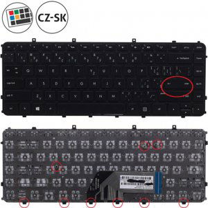 HP ENVY 4-1240tx Sleekbook klávesnice