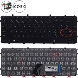 HP ENVY 6-1070el UltraBook klávesnice