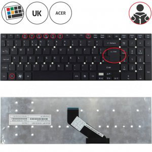 Acer TravelMate P276-MG klávesnice