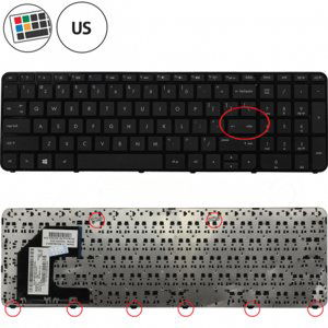 HP 15-B002EK klávesnice