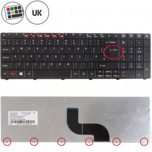 Acer Aspire 5745ZG klávesnice
