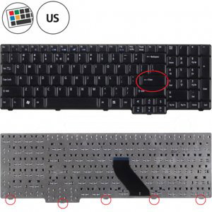 Acer Aspire 8735ZG klávesnice
