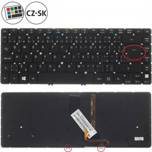Acer Aspire V5-471PG, klávesnice