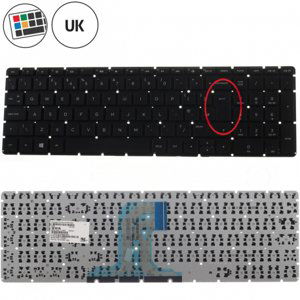 HP 15-AC018TX klávesnice