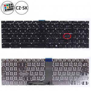 MSI GE72 2QF-233CZ klávesnice