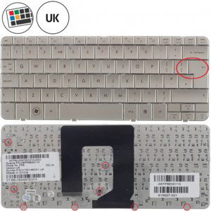 HP Mini 311 klávesnice