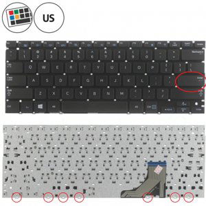 Samsung NP535U3C klávesnice