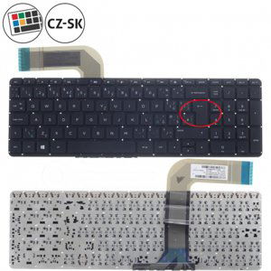 HP 17-F019WM klávesnice