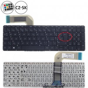 HP 17-F029WM klávesnice