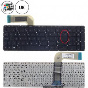 HP 17-F040US klávesnice