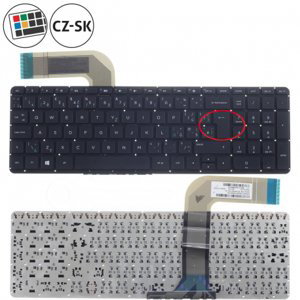 HP 17-F042NR klávesnice