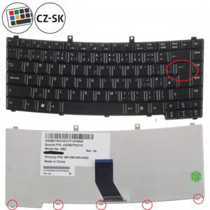 Acer TravelMate 5220G klávesnice