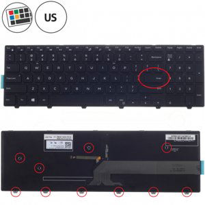 Dell Inspiron 5547 klávesnice