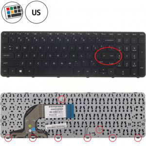 HP Pavilion 15-r030TX klávesnice