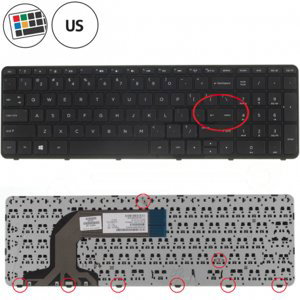 HP 17-E klávesnice