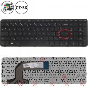 HP Pavilion 17-E026SF klávesnice
