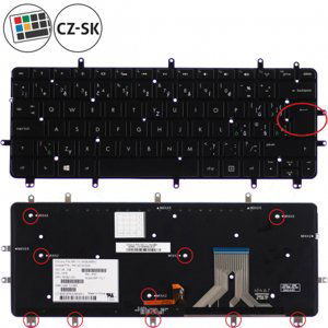 HP Spectre XT 13-2000 klávesnice