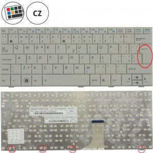 Asus Eee PC 1000V klávesnice