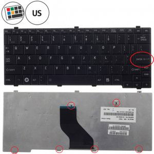 Toshiba Mini NB505 klávesnice