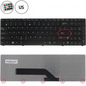 Asus X5CQ klávesnice