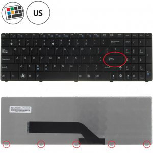 Asus X70Z klávesnice