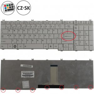 Toshiba Satellite c655d-s50851 klávesnice