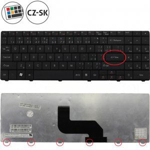Gateway MS2288 klávesnice