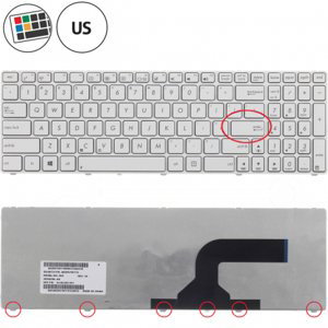 Asus X55U klávesnice