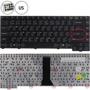 Asus F3JM klávesnice