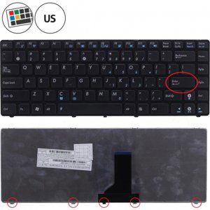 Asus K43B klávesnice
