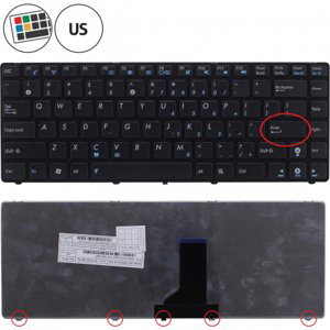 Asus K43S klávesnice