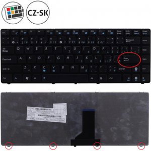 Asus P43SJ klávesnice