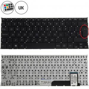 Asus VivoBook X201 klávesnice