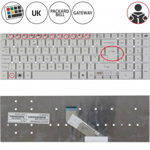 Acer Aspire E15 klávesnice