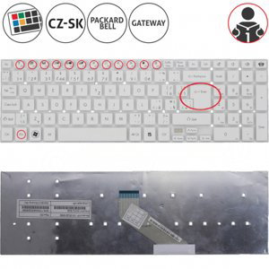 Acer Aspire ES1-512-C35P klávesnice