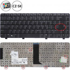 HP 500 klávesnice