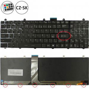 MSI GT70 0ND klávesnice