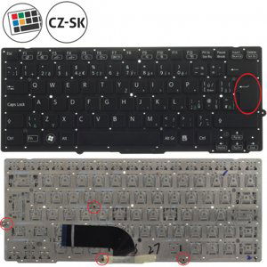 Sony Vaio VPC-SB16FG/P klávesnice