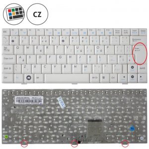 Asus Eee PC 1008PGO klávesnice