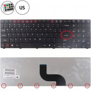 Acer Aspire 5750G-9463 klávesnice
