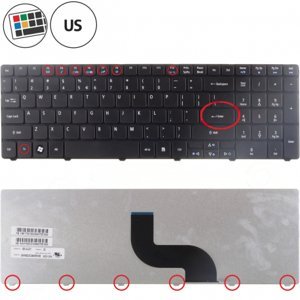 Acer Aspire 5745SP klávesnice