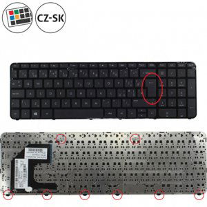 HP 15-B061SF klávesnice