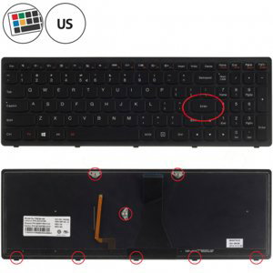 Lenovo IdeaPad Flex 15 klávesnice