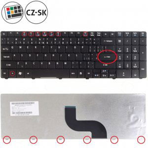 Acer Aspire 7739ZG klávesnice