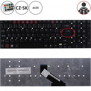 Acer Aspire E15 ES1-512-23RD klávesnice