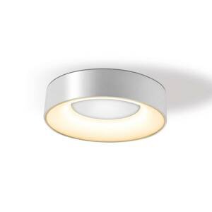 EVN LED stropní světlo Sauro, Ø 30 cm, stříbrná