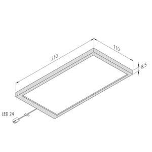 Hera LED podhledové světlo Sky sada 2ks 3000 K černá