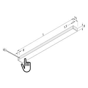 Hera LED podhledové světlo Top-Stick FMT, 3 000K, 60cm