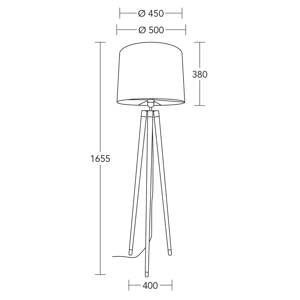 HerzBlut HerzBlut Briany stojací lampa, dub olejovaný