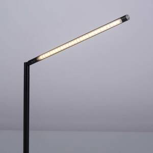 Leuchten Direkt LED stolní lampa Dawda, stmívatelná, černá